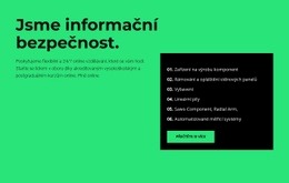 Bezpečnostní Sféra – Šablona Návrhu Webu
