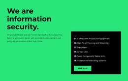Security sphere - CSS Template by Nicepage