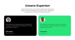 Unsere Besten Experten - Schöne HTML5-Vorlage