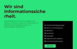 Sicherheitsbereich Website-Design