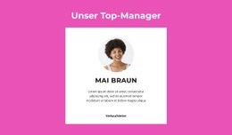 Top-Manager Sagen - Bestes Website-Design