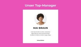 Kreativste Landingpage Für Top-Manager Sagen