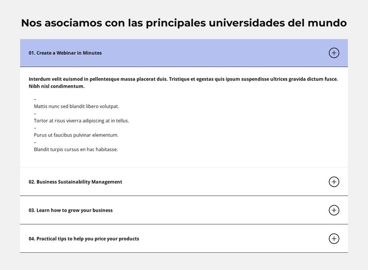 Casos más frecuentes Diseño de páginas web