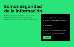 Maqueta De Sitio Web Exclusiva Para Esfera De Seguridad