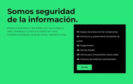 Esfera De Seguridad Plantilla De Sitio Web CSS Gratuita