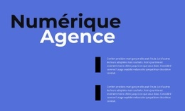 Agence Numérique De Travail - Inspiration Pour Une Maquette De Site Web