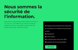 Sphère De Sécurité Modèle De Site Web CSS Gratuit