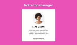 Top Manager Dit - Modèle Joomla Créatif Et Polyvalent