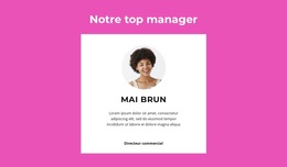 Top Manager Dit – Thème WordPress
