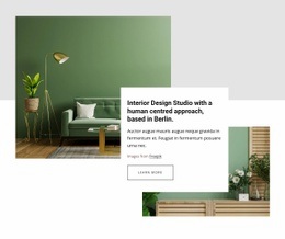 Elegant And High-Quality Interiors - Modern Homepage Design