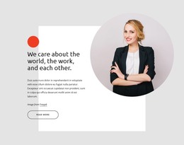 Communication, Performance, Motivation, Coaching - HTML Code Template