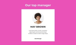 Top Manager Say - HTML Template