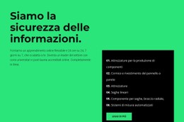 Sfera Di Sicurezza Modello Di Sito Web CSS Gratuito