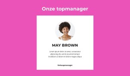 Topmanager Zeg: