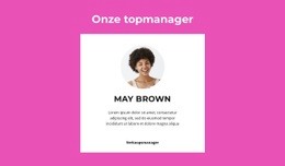 Topmanager Zeg: