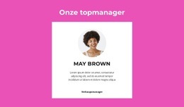 Topmanager Zeg: - Mockup Voor Webontwerp