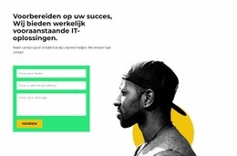 Solliciteer Via Het Formulier Website-Ontwerp