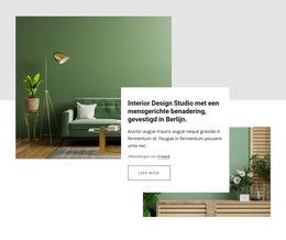 Elegante En Hoogwaardige Interieurs - Eenvoudig Websitesjabloon