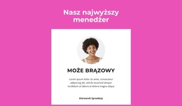 Najwyższy Menedżer Mówi – Motyw WordPressa