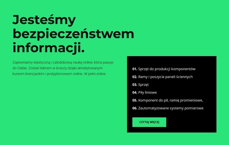 Sfera bezpieczeństwa Motyw WordPress