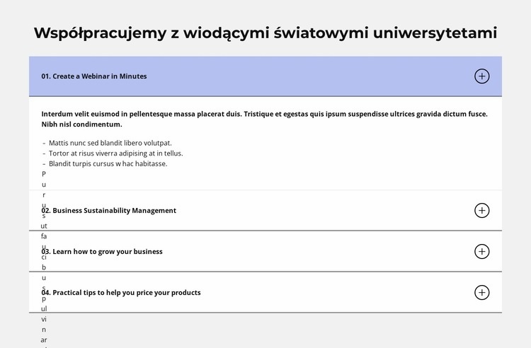 Najczęstsze przypadki Projekt strony internetowej