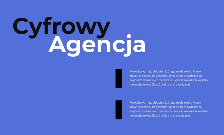 Pracuj agencja cyfrowa Projekt strony internetowej