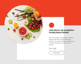 Jedz Zdrowo, Żyj Szczęśliwie Szablon CSS