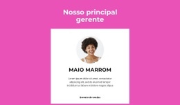 Gerente De Topo Dizer - Melhor Design De Site