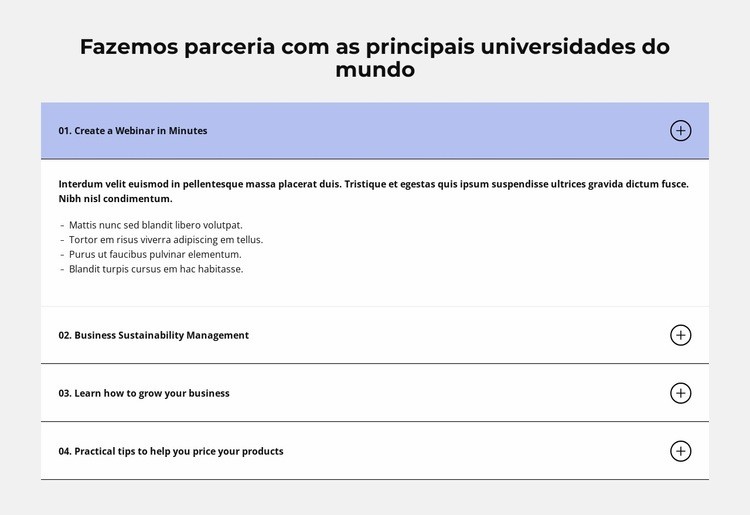 Casos mais frequentes Design do site