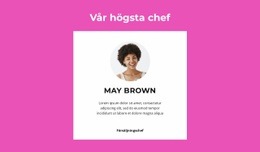 Säger Högsta Chefen - Webbplatsmall