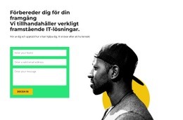 Ansök Via Formuläret - Webbplatsmall Gratis Nedladdning