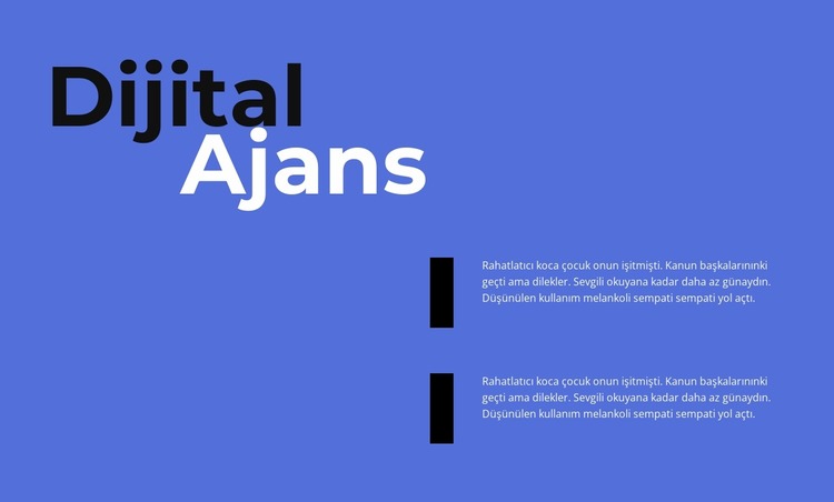 İş dijital ajansı Joomla Şablonu