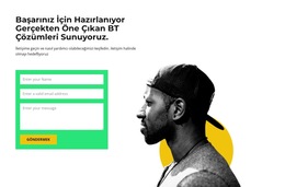 Form Aracılığıyla Başvurun - Web Sitesi Şablonu Ücretsiz Indir