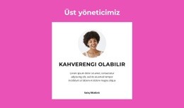 Üst Yönetici Diyor - En Iyi Web Sitesi Tasarımı