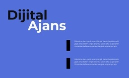 İş Dijital Ajansı - Web Sitesi Tasarımı Ilhamı