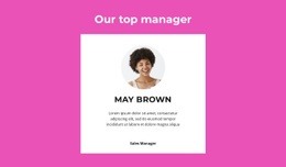 Top Manager Say - Free Download Web Page Design