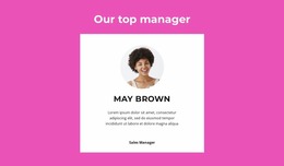 Top Manager Say - Webdesign Mockup