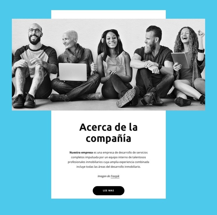 Increíble equipo de desarrollo de software Plantillas de creación de sitios web