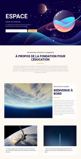 Une Conception De Site Web Exclusive Pour Espace