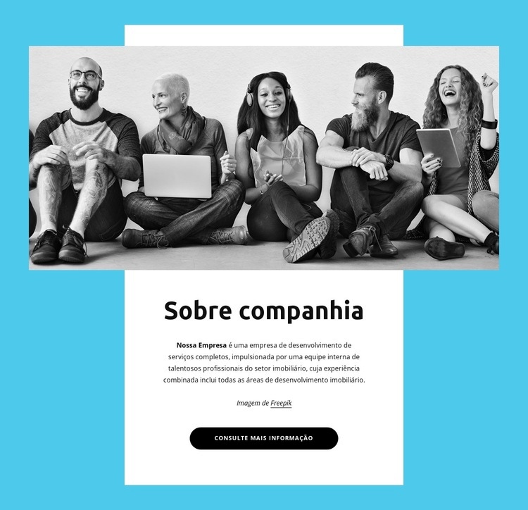 Equipe de desenvolvimento de software incrível Modelos de construtor de sites