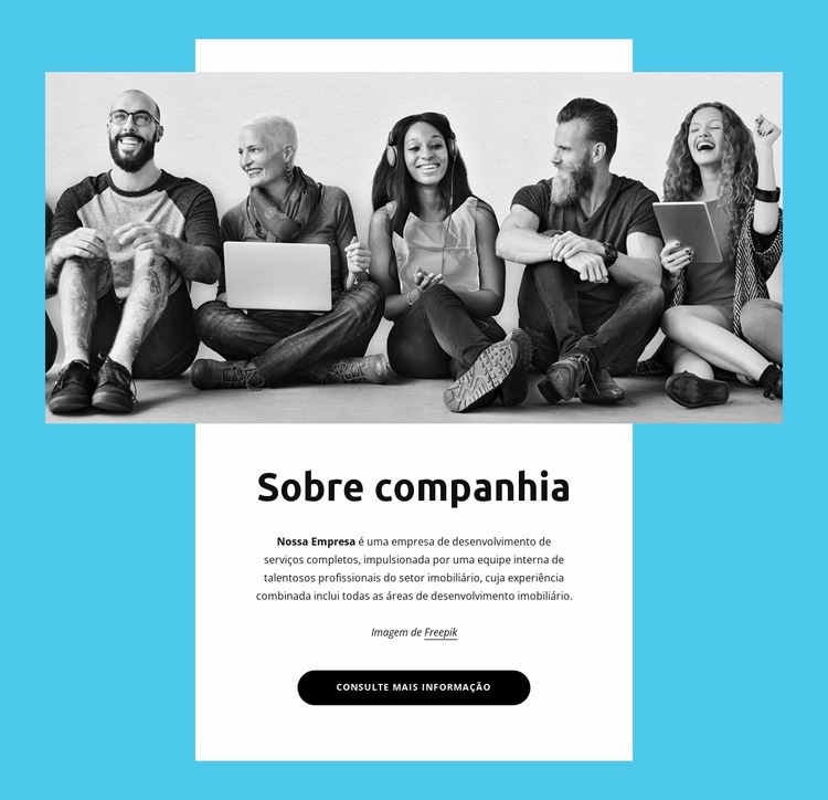 Equipe de desenvolvimento de software incrível Modelo