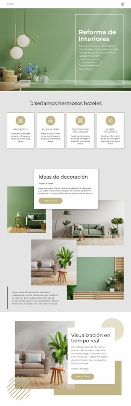 Agencia De Arquitectura E Interiorismo - Hermosa Plantilla HTML5