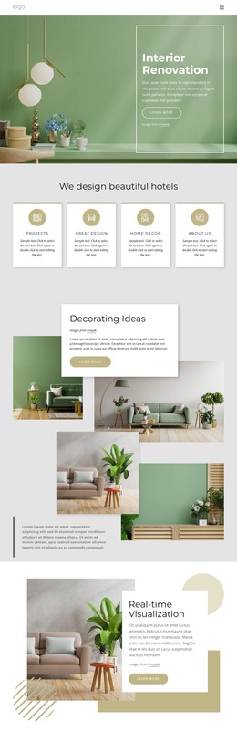 Architecture And Interior Design Agency - Free HTML Template