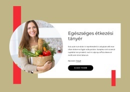 Kiegyensúlyozott Étkezés – Üzleti Prémium Webhelysablon