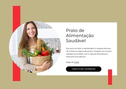 Refeições Balanceadas - Modelo De Site Comercial Premium