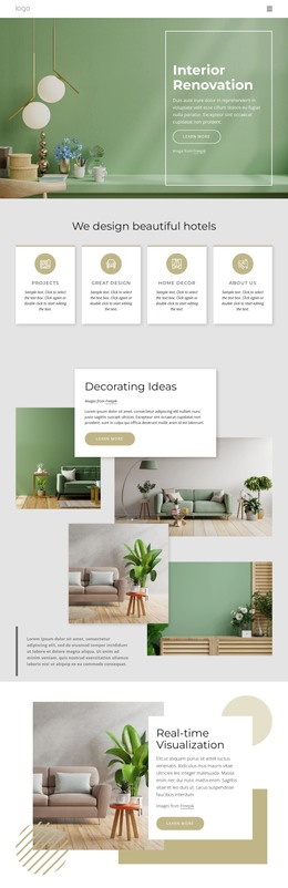 Home shop decorating websites