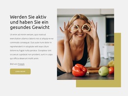 Habe Ein Gesundes Gewicht – Website-Vorlage Kostenlos Herunterladen