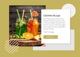 Cócteles De Jugo - Tema Gratuito De WordPress