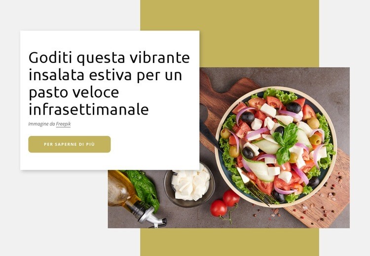 Insalata estiva vivace Progettazione di siti web