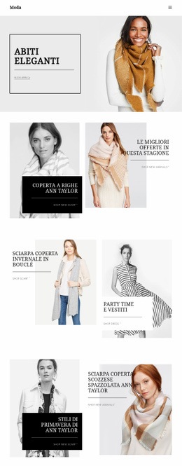 Mockup Di Sito Web Premium Per Servizio Di Personal Shopper